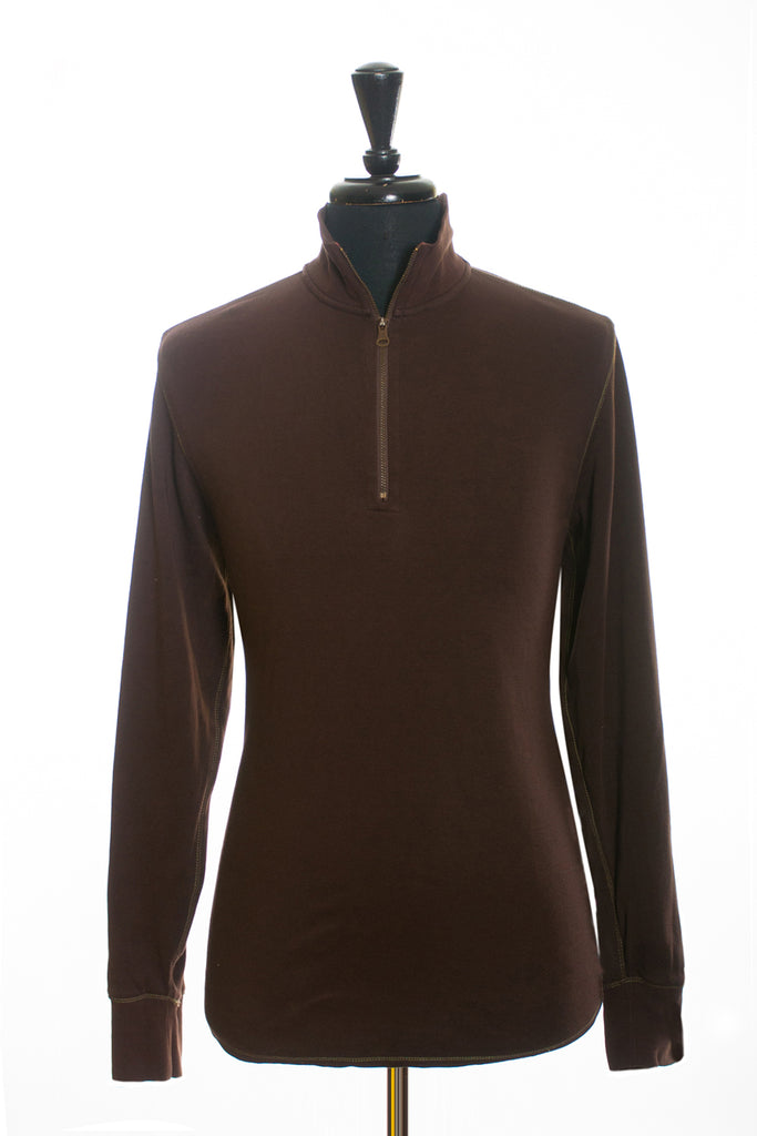 Robert Graham Brown Cotton Pullover