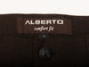 Alberto Dark Brown Tom Comfort Fit Ceramica Pants