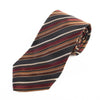 Hugo Boss Brown Striped Silk Tie