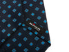 Kiton Navy Blue Geometric Patterned Tie