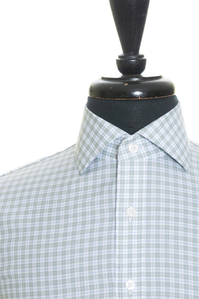 Proper Cloth Green Check Cotton Shirt