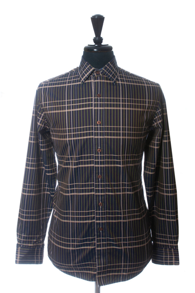 Robert Graham Green Check Classic Fit Shirt