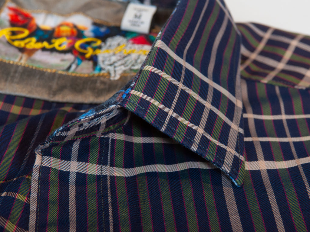 Robert Graham Green Check Classic Fit Shirt