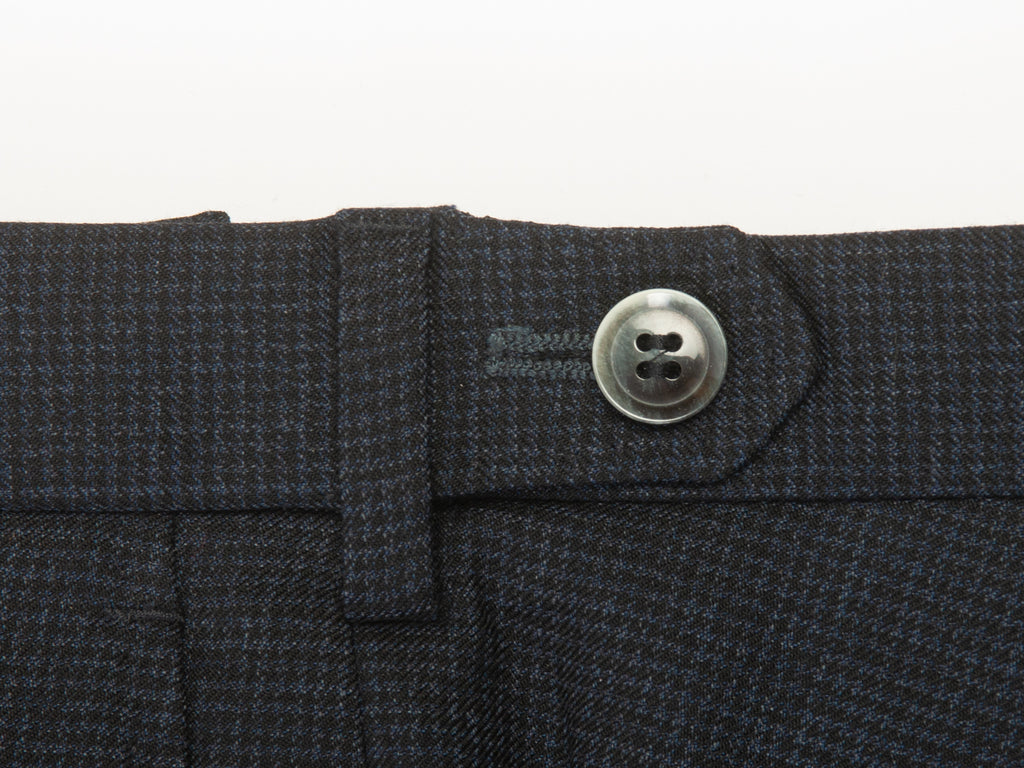 Hugo Boss Dark Blue Houndstooth Check T-Giant Pants