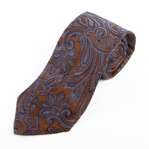 Hugo Boss Brown Paisley Tie