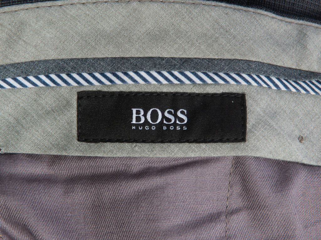 Hugo Boss Grey Check Shark8 Pants