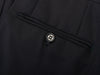 Canali Black Wool Twill Pants