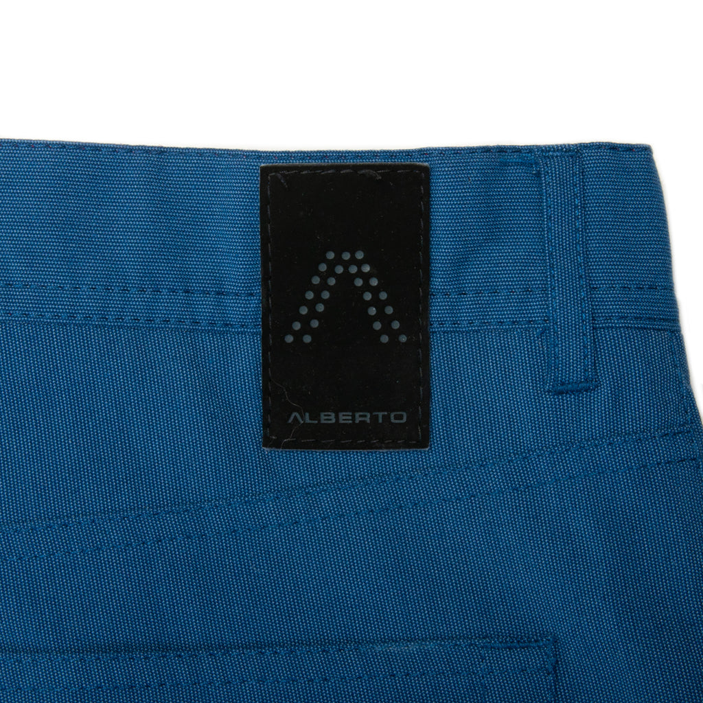 Alberto Mid Blue Stone Modern Fit Ceramica Pants