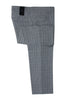 Alberto Grey Smart Check Stone Modern Fit Ceramica Pants