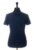 Sunspel Navy Blue Summer Knit Polo Shirt