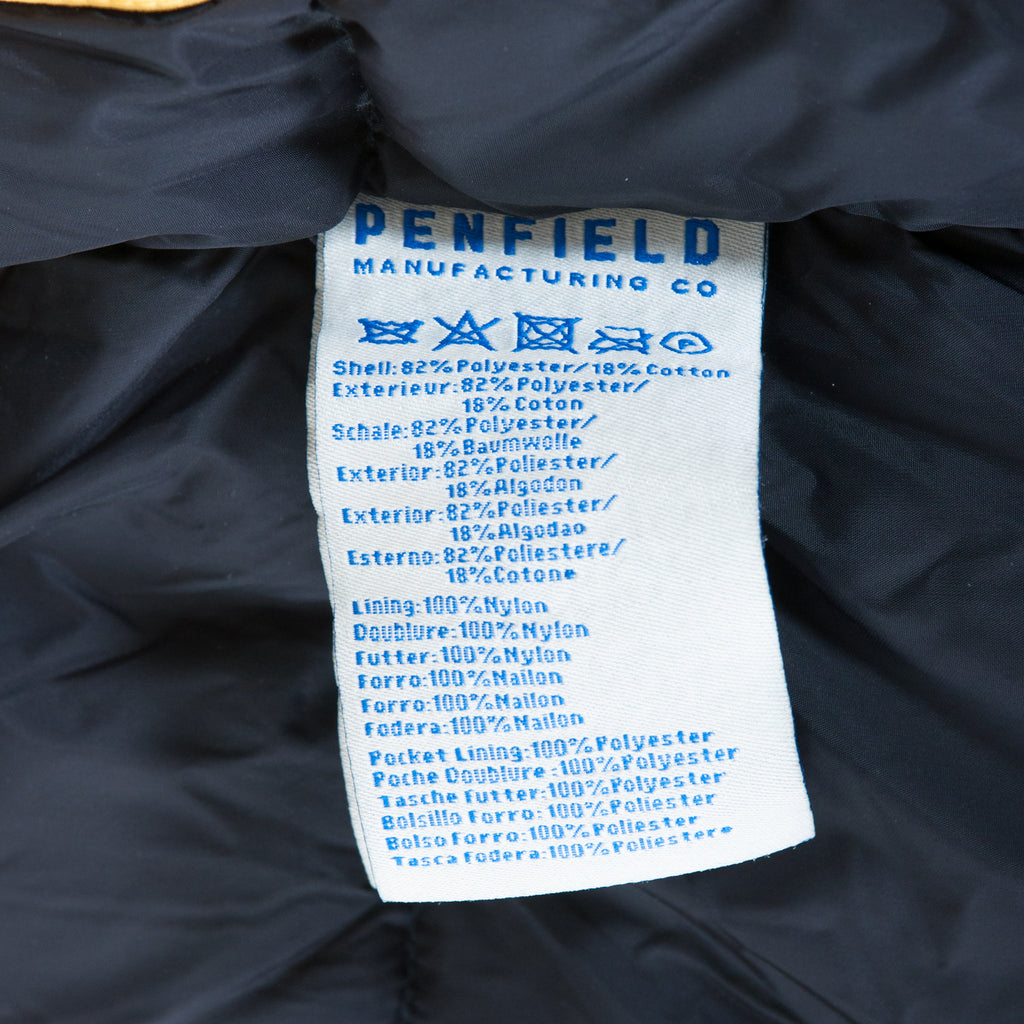 Penfield Manufacturing Yellow 80/20 Down Parka