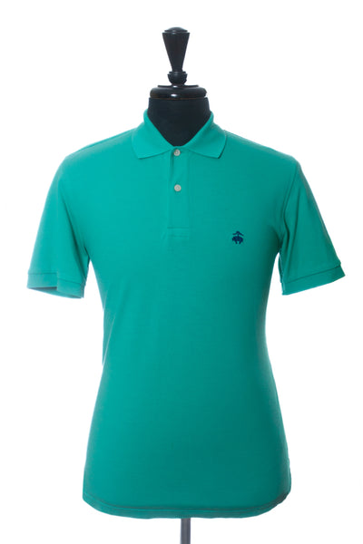 Brooks Brothers Green Slim Fit Performance Polo