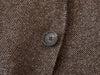 Hugo Boss Brown Stretch Tweed Rhett Extra Slim Blazer