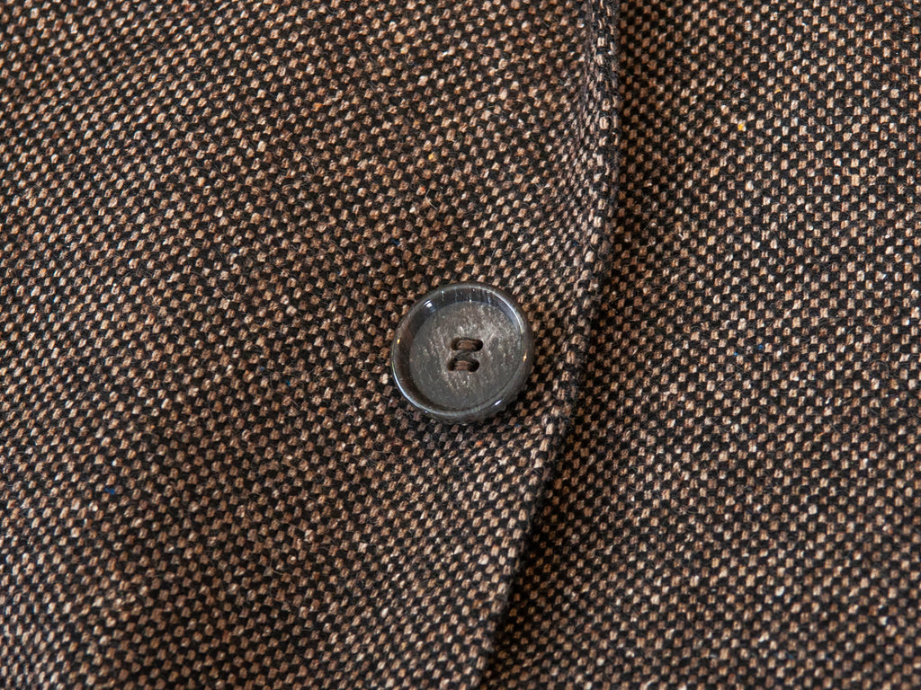 Hugo Boss Brown Stretch Tweed Rhett Extra Slim Blazer