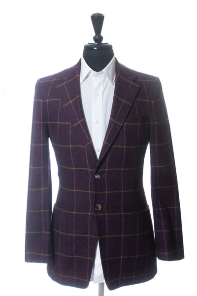 Paul Smith Burgundy Check The Westbourne Blazer