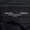 Burberry Grey Check Stretch Wool Dress Pants