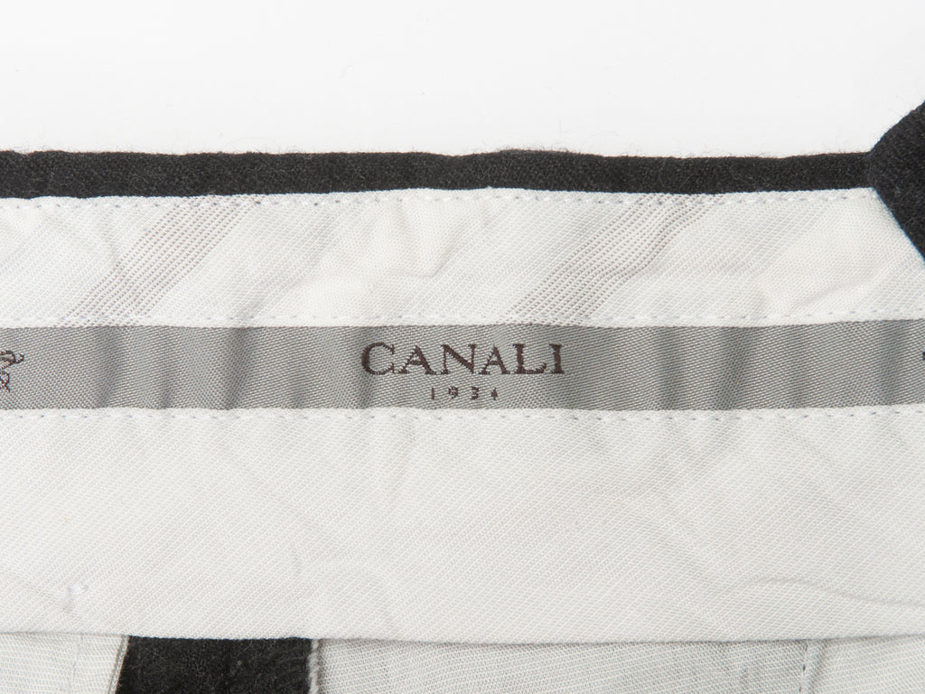 Canali 1934 Charcoal Grey Flannel Pants