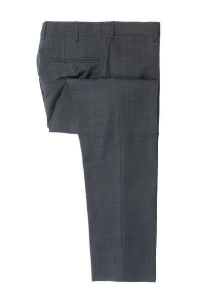 Luigi Bianchi Sartoria Grey Mohair Wool Trousers