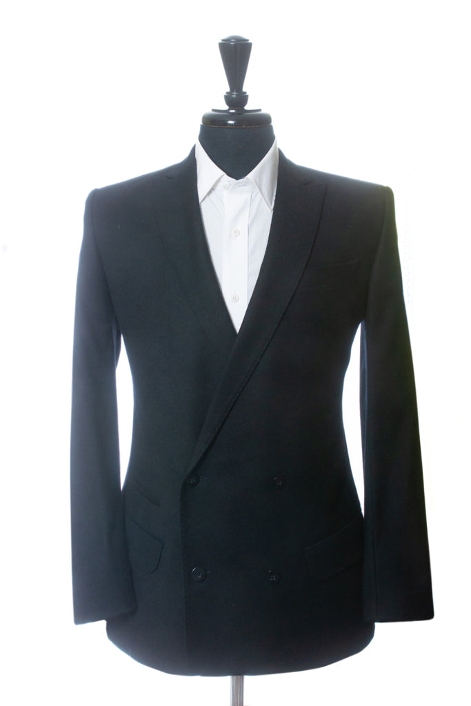 J.Lindeberg Black Stretch Double Breasted Blazer