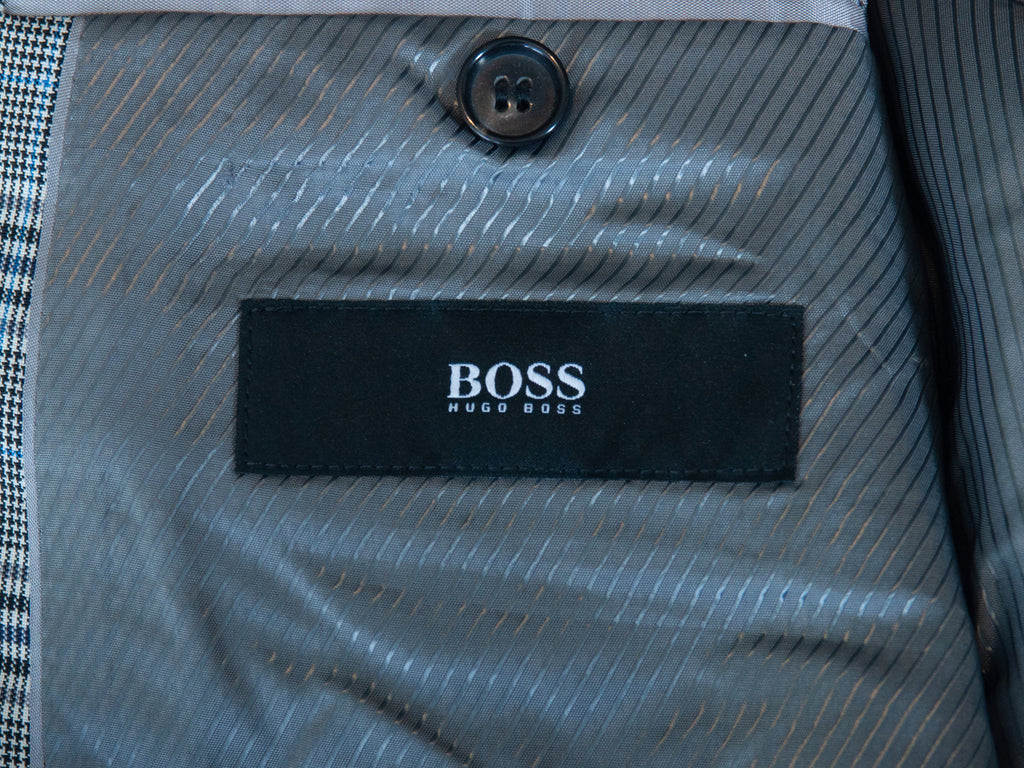 Hugo Boss Grey Prince of Wales Check James4 Blazer