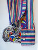 Robert Graham Multi Colored Striped Shirt