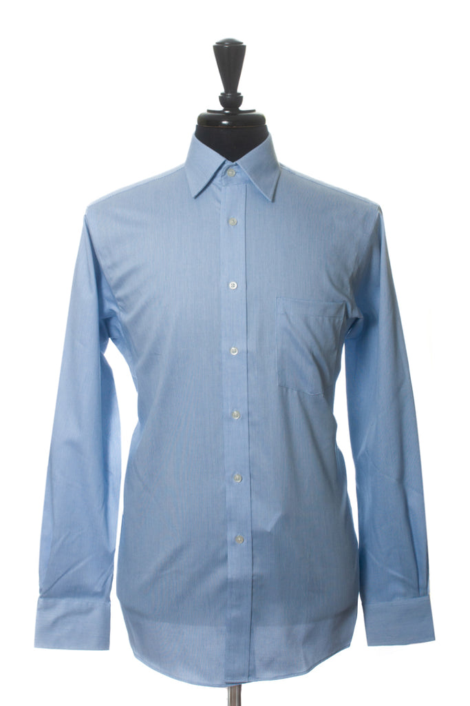 Joseph Abboud NWT Blue Regular Fit Non-Iron Dress Shirt