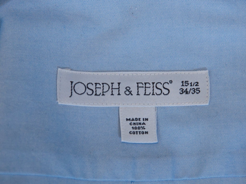 Joseph & Feiss Blue Non-Iron Dress Shirt