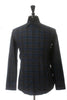 Andrew Fezza Dark Blue Check Modern Fit Dress Shirt