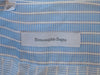 Ermenegildo Zegna Blue on White Striped Shirt