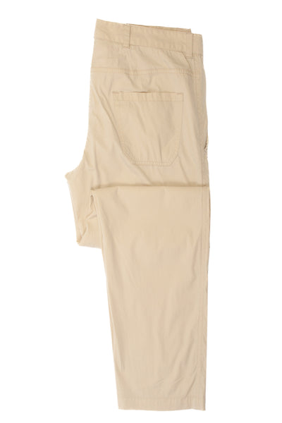 Prada Beige Stretch Cotton Pants