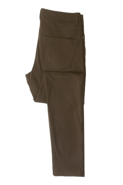 Lululemon Dark Olive Skinny Warpstreme ABC Pants