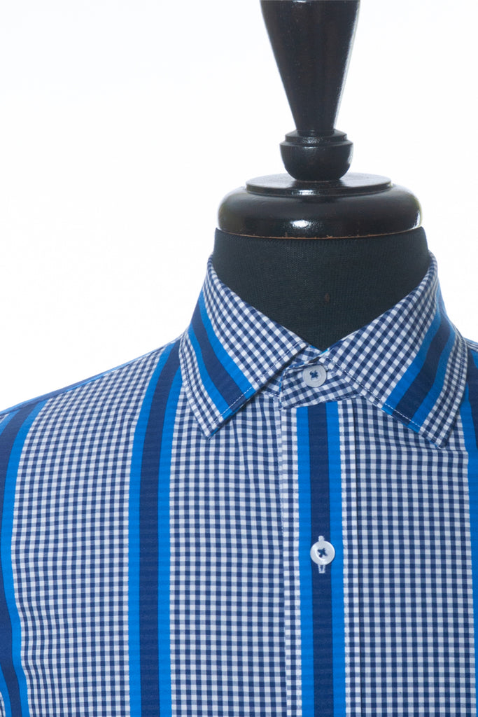 Robert Graham Checkered Stripe Shirt