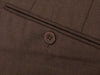 Incotex Dark Brown Super 100s High Comfort Wool Pants