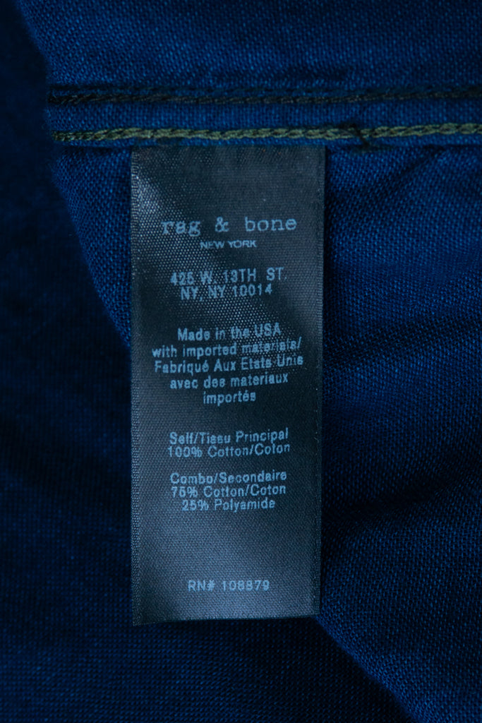 Rag & Bone Dark Blue Casual Shirt