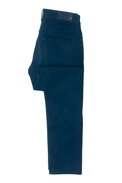 Re-Hash Blue Rubens Tencel 5-Pocket Pants