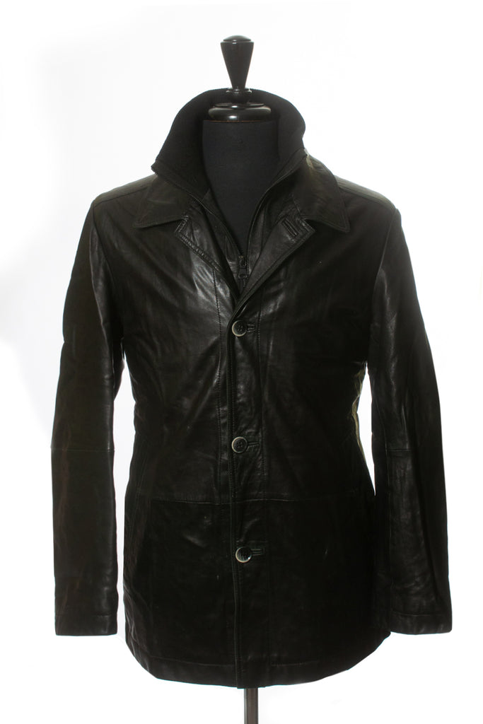 Hugo Boss Black Lamb Leather Acken Jacket