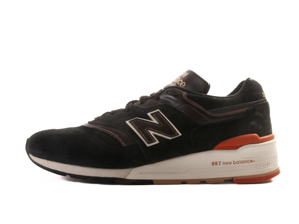 New Balance Made in the USA Black Suede 997 Runners