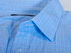 ZZegna Blue Check Drop 8 Fit Shirt