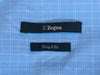 ZZegna Blue Check Drop 8 Fit Shirt