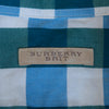 Burbery Brit Blue and Green Check Button Down Shirt