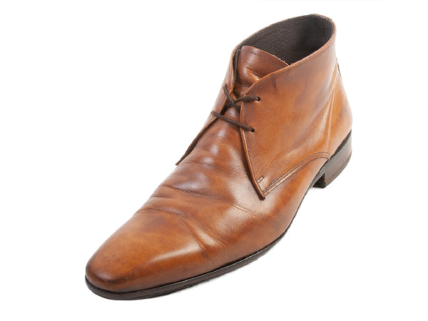 Brown 2024 leather chukka