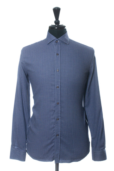 Robert Graham Modern Americana Purple Geometric Tailored Fit Shirt