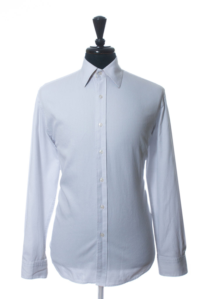 Robert Graham White Wave Twill Shirt