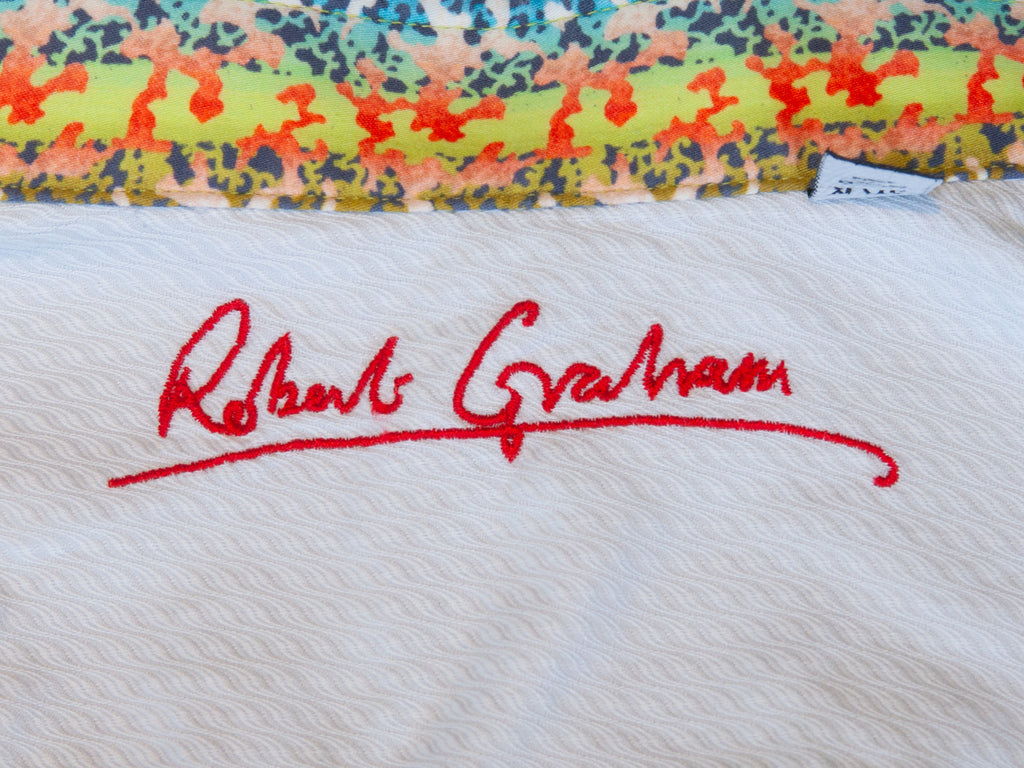 Robert Graham White Wave Twill Shirt