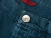 Brunello Cucinelli Blue Button Fly Jeans