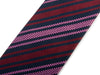 Paul Smith Pink and Red on Navy Striped Tie