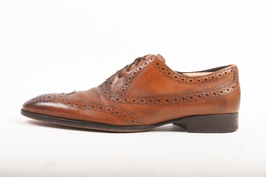 To Boot New York Brown Longwing Oxfords