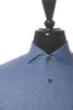 Hugo Boss Tailored Blue Slim Fit Cotton Cashmere Shirt