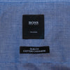 Hugo Boss Tailored Blue Slim Fit Cotton Cashmere Shirt