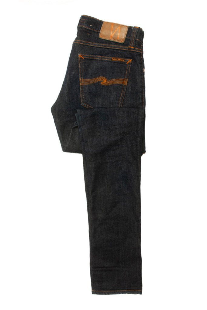 Nudie Jeans Blue Denim Stretch Tight Long John Jeans